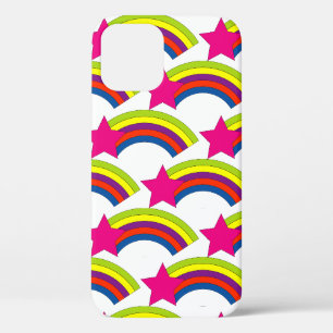 Roze vallende ster kleurrijk patroon mooi Case-Mate iPhone case