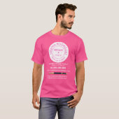 Roze van de mobiele Notarische Ondertekenaar van d T-shirt (Voorkant volledig)