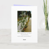 Roze van de Tuin van de iris het Paarse Blauwe Kaart (Achterkant)