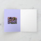 Roze van de Tuin van de iris het Paarse Blauwe Kaart (Binnen)