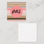Roze van een Conch Seashell Notitiekaartje (Voorkant / Achterkant)