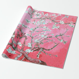 Roze Van Gogh Amandelbloesem Cadeaupapier