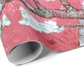 Roze Van Gogh Amandelbloesem Cadeaupapier (Rol Hoek)