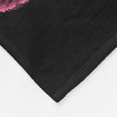 Roze Van Gogh Kat Halloween Borstkanker Awarenes Fleece Deken (Hoek)