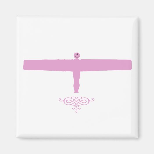 roze van het noorden magneet (Voorkant)