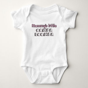 roze van oompaloompa van de mama weinig romper