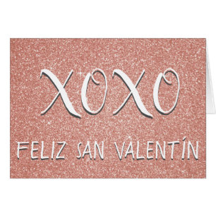 Roze van XOXO Feliz San Valentín nam Gouden