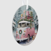 Roze  Vanagon Ornament (voorkant)
