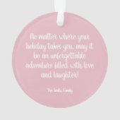 Roze  Vanagon Ornament (achterkant)