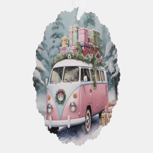 Roze Vanagon Ornament (Rechts)