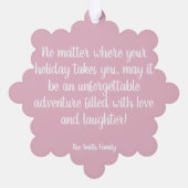 Roze  Vanagon Ornament (Achterkant)