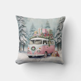 Roze  Vanagon Ornament Kussen