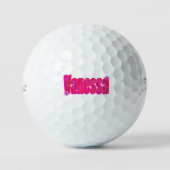 Roze Vanessa Naam, Golfballen (Voorkant)