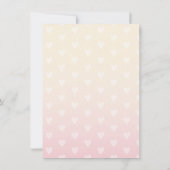 Roze Vanilla Twinkle Kaarten van kleine sterren Ba (Achterkant)