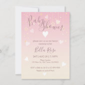 Roze Vanilla Twinkle Kaarten van kleine sterren Ba (Voorkant)