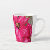 Roze variabele poinsettias Holiday Latte Mok (Rechts)