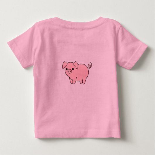  roze varken (Achterkant)