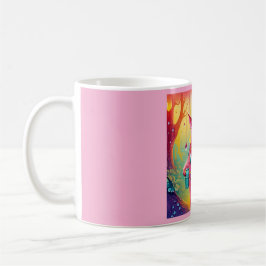 Roze Varken De Cowboy Koffiemok