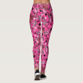 Roze Varken Grappige Leggings (Achterkant)