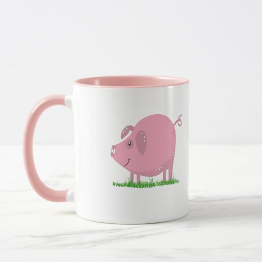 Roze Varken Mok (Links)