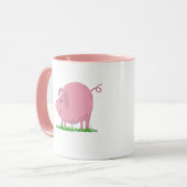 Roze Varken Mok (Voorkant links)