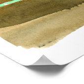 Roze varken op een hek Boerderij boerderijdier Poster (Hoek)