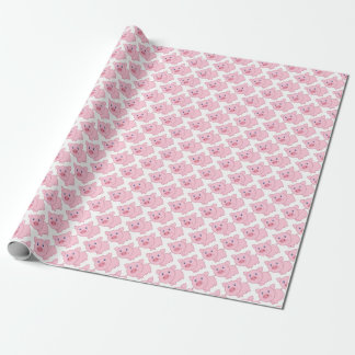Roze varkens cadeaupapier