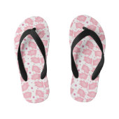 Roze Varkens Kinder Teenslippers (Voetbed)