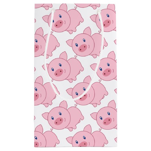 Roze varkens klein cadeauzakje (Achterkant)