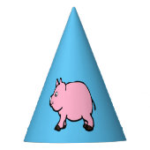 Roze Varkens, partijgebonden Pet Feesthoedjes (Voorkant)
