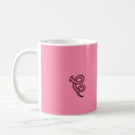 Roze varkensgezicht en Bum! Koffiemok