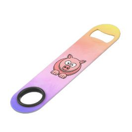 Roze Varkenshouderig Speed Flessenopener