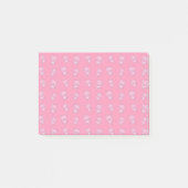 Roze varkenspatroon post-it® notes (Voorkant)
