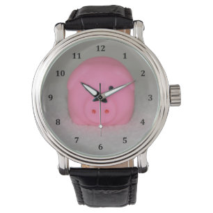 Roze Varkenspijn Horloge