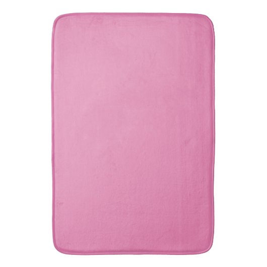 Roze: vaste kleur badmat (Voorkant Verticaal)
