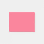 Roze vaste kleur post-it® notes (Voorkant)