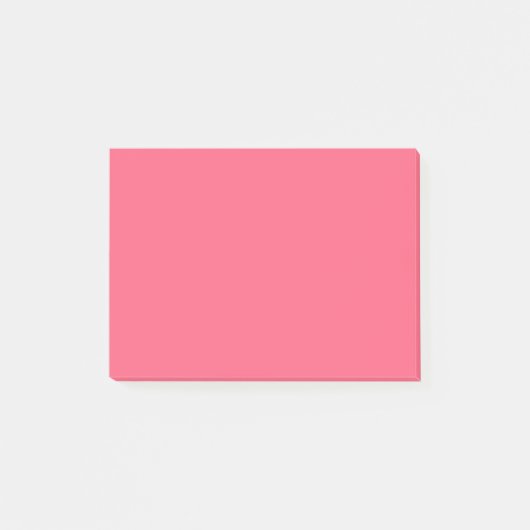 Roze vaste kleur post-it® notes (Voorkant)