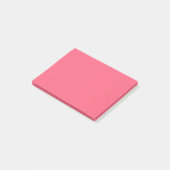 Roze vaste kleur post-it® notes (Schuin)