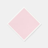 Roze vaste kleuren servet (Hoek)