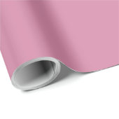 Roze vaste kleurenlichtroze cadeaupapier (Rol Hoek)