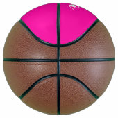 Roze vaste stof basketbal (Rechts)