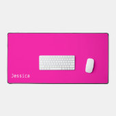 Roze vaste stof bureaumat (Keyboard & Muis)