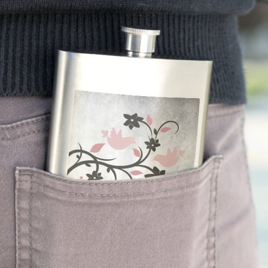 Roze vedermaatkolf flacon (Voorbeeld)