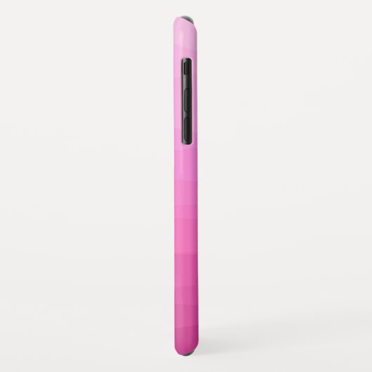 Roze veelhoekig Case-Mate iPhone case (Achterkant/links)
