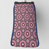 Roze Veer Mandala Boho Golfheadcover (Draai 90)