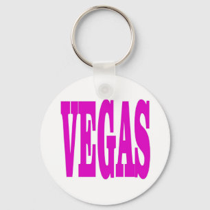 Roze VEGAS-Sleutelhanger Sleutelhanger