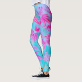 roze vel leggings (Links)