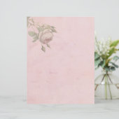  roze vel papier (Staand voorkant)