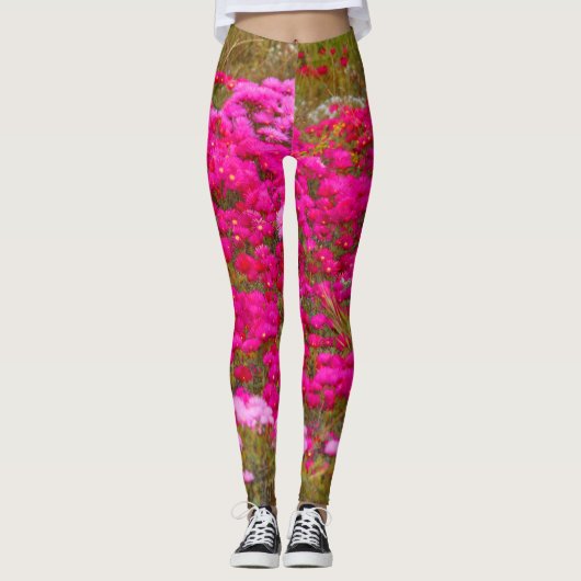 ROZE VELDEN LEGGINGS (Voorkant)