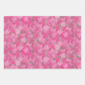 Roze veldploegen, Waterverf, patroon Inpakpapier Vel (Voorkant 2)